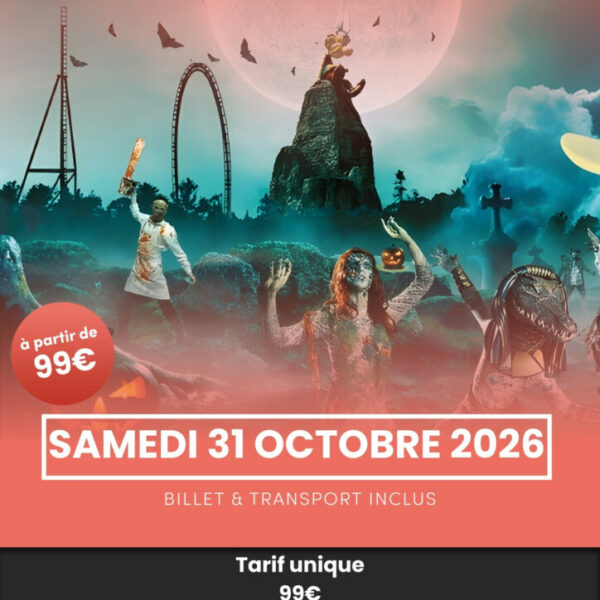 Sortie - Parc Astérix Peur sur le Parc - Samedi 31 octobre 2026